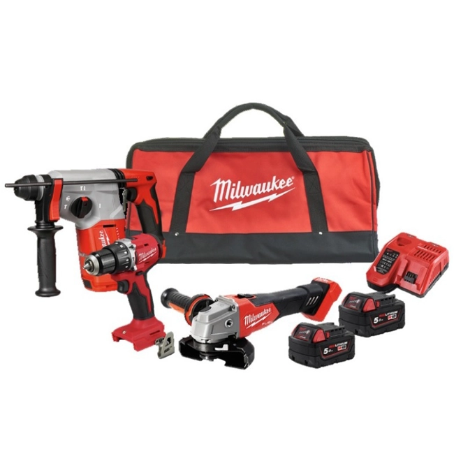 Vendita online M18PPA3-502 TRAPANO + AVVITATORE + TASSELLATORE